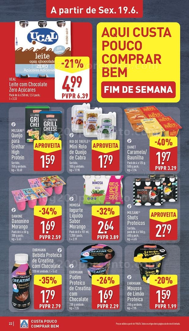 Antevisão Folheto ALDI Promoções de 15 a 21 junho